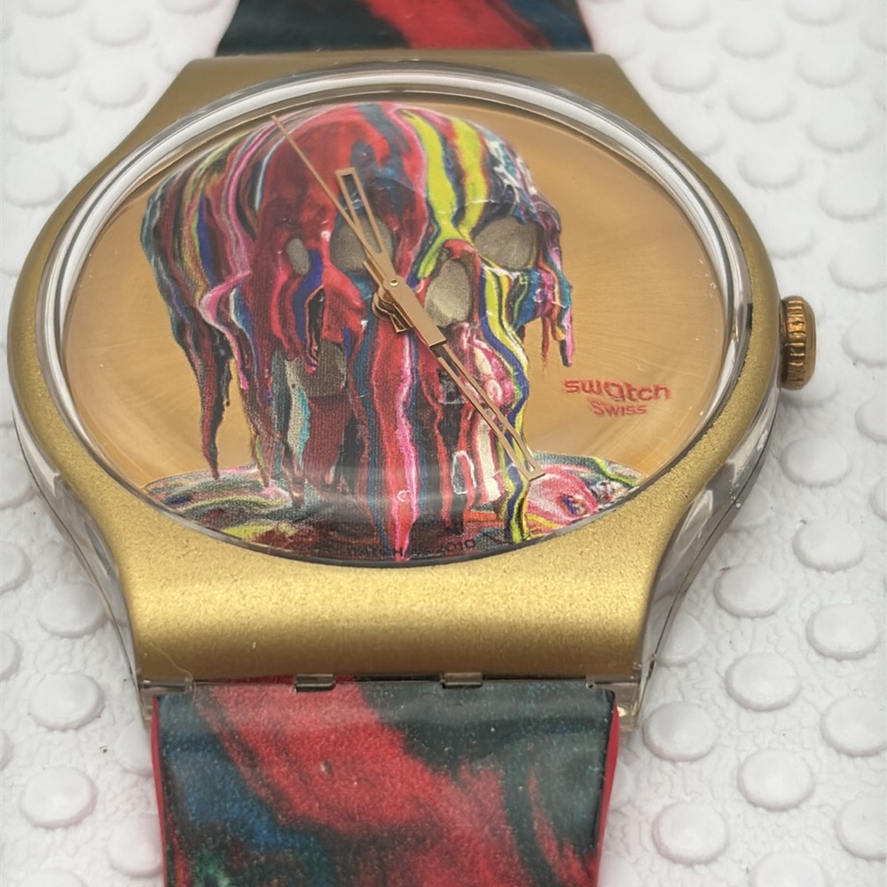 Swatch Watch - SUOZ115 - WE'RE ALL GONNA DIE - Picture 6 of 7